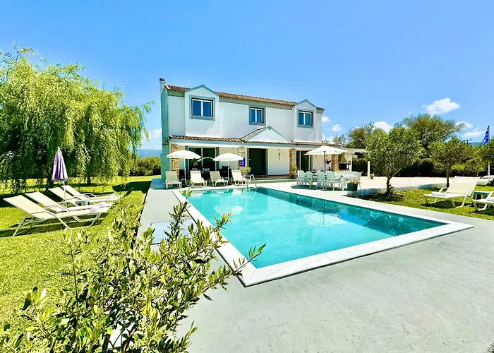 Rubina Sidari With Private Pool By Dadovillas