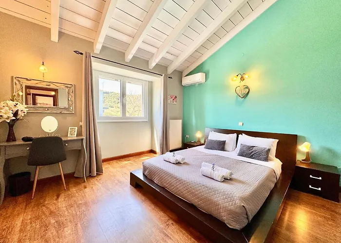 Rubina Sidari With Private Pool By Dadovillas
